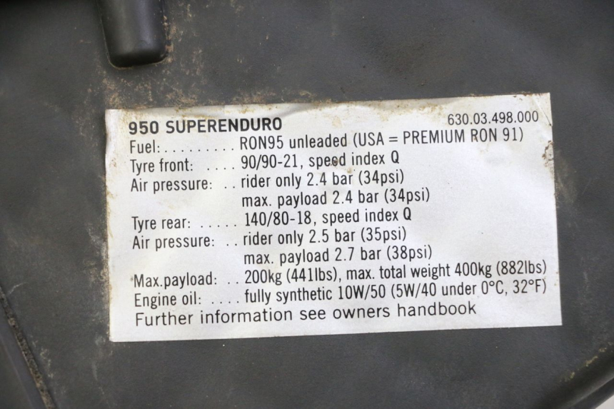 photo de AIR BOX KTM SUPERENDURO R 950 (2005 - 2009)