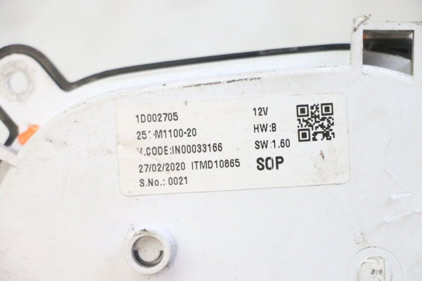 photo de SPEEDOMETER PIAGGIO NEW TYPHOON 50 (2018 - 2021)