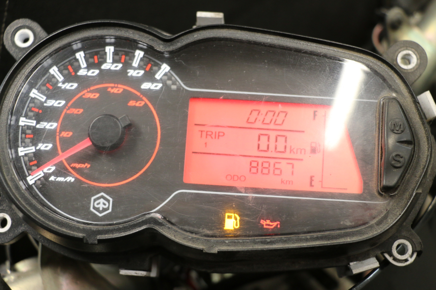 photo de SPEEDOMETER PIAGGIO NEW TYPHOON 50 (2018 - 2021) - Zoom on usage condition