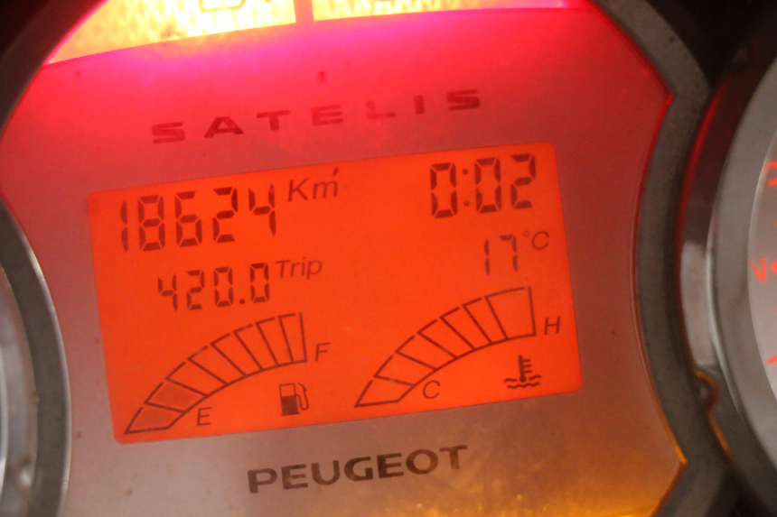 photo de SPEEDOMETER PEUGEOT SATELIS 125 (2010 - 2012)