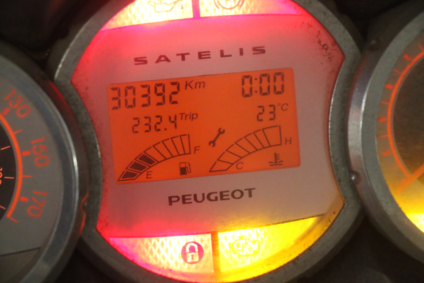 photo de SPEEDOMETER PEUGEOT SATELIS COMPRESSOR K15 125 (2006 - 2009)