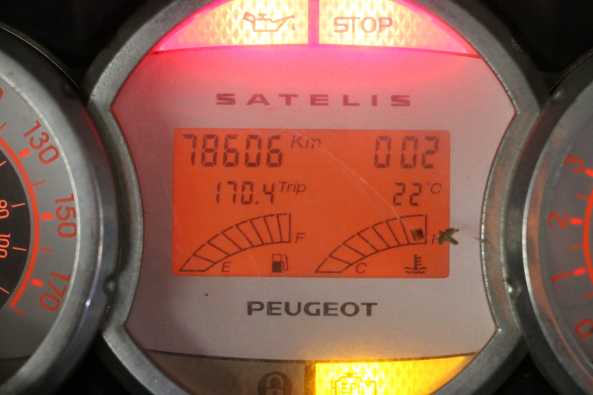 photo de SPEEDOMETER PEUGEOT SATELIS 250 (2006 - 2012)