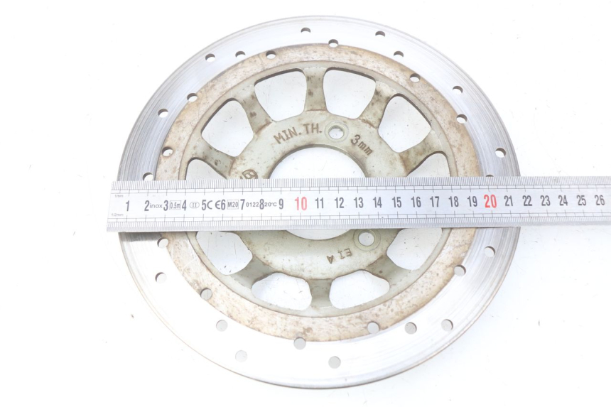 photo de FRONT BRAKE DISC HAOTIAN HT125T-2 125