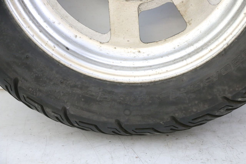 photo de REAR RIM AND TIRE HYOSUNG GV AQUILA 125 (2000 - 2004)