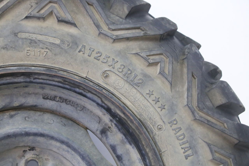 photo de FRONT RIM AND TIRE YAMAHA YFM GRIZZLY 550 (2008 - 2015)