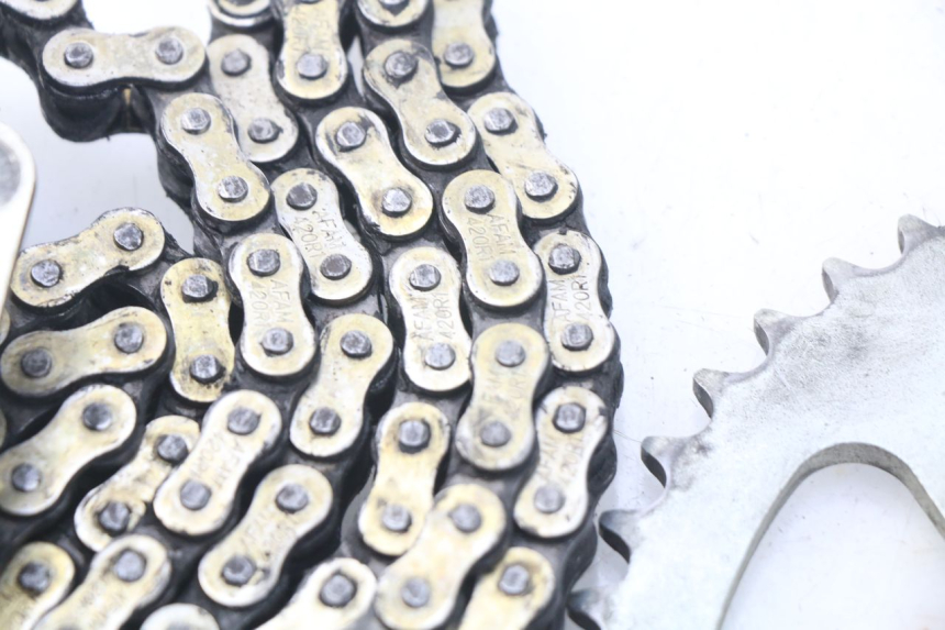 photo de CHAIN SPROCKET KIT RIEJU RR 50 (1998 - 2007) - Zoom on usage condition