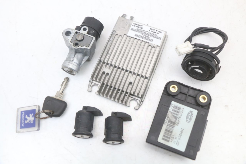 photo de LOCK SET KEY ECU PEUGEOT GEOPOLIS RS 125 (2007 - 2009)
