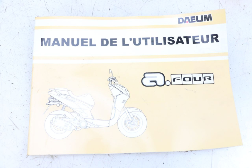 photo de USER MANUAL DAELIM A-FOUR 2T 50 (2005 - 2012)