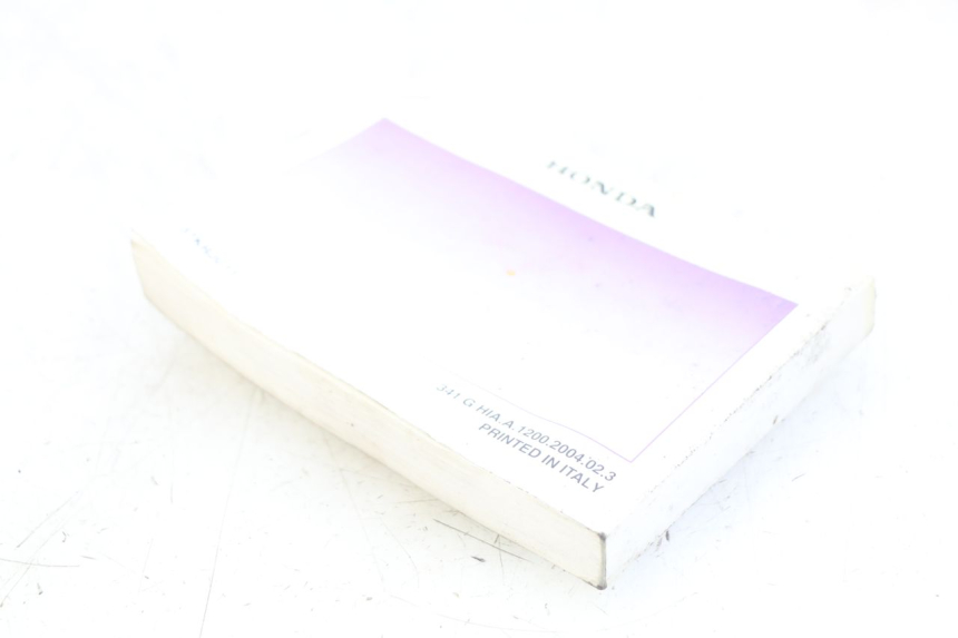 photo de USER MANUAL HONDA FES PANTHEON 125 (2003 - 2007)