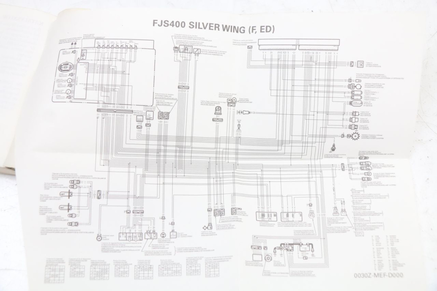 photo de USER MANUAL HONDA FJS SILVER WING SILVERWING 400 (2005 - 2008)