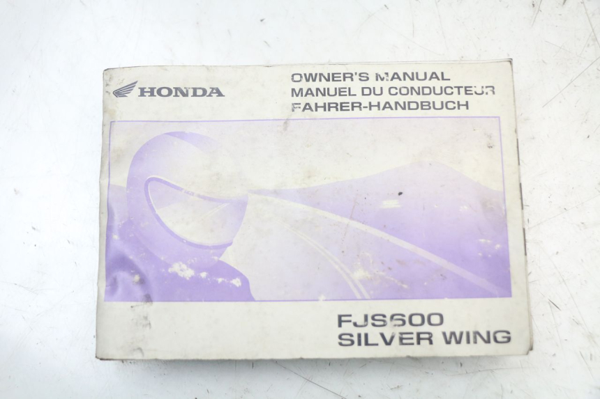 photo de USER MANUAL HONDA FJS SILVERWING SILVER WING 600 (2001 - 2010)