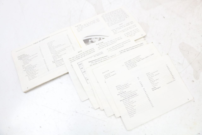 photo de USER MANUAL KAWASAKI GTR 1000 (1994 - 2004)