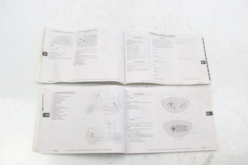 photo de USER MANUAL PEUGEOT TWEET 4T 50 (2010 - 2014)