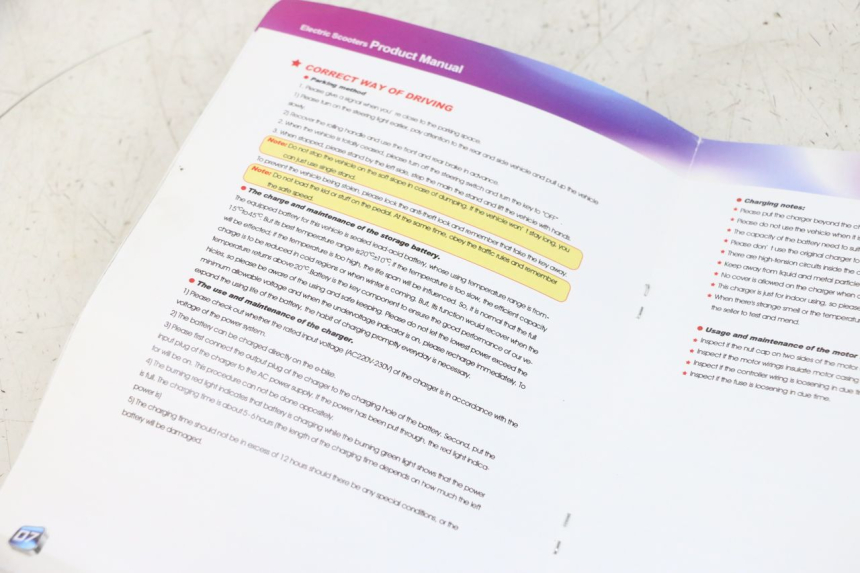 photo de USER MANUAL EFUN PUSA 1 - Alternative perspective