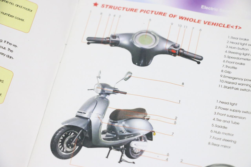 photo de USER MANUAL EFUN PUSA 1 - Product overview