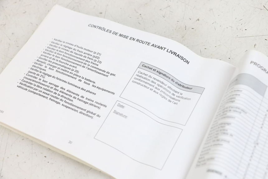 photo de USER MANUAL KYMCO SUPER 8 4T 50 (2021 - 2024)