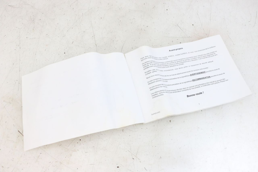 photo de USER MANUAL KYMCO SUPER 8 4T 50 (2021 - 2024)