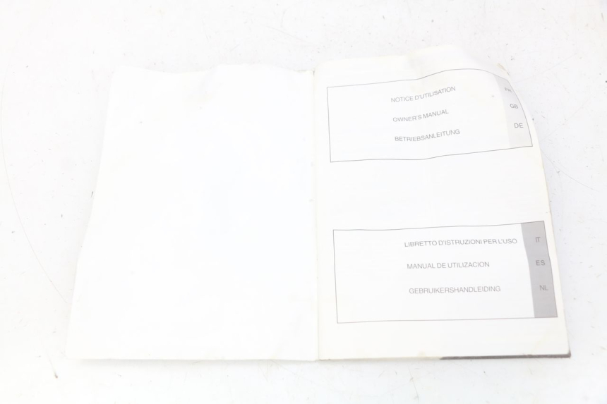 photo de USER MANUAL PEUGEOT VIVACITY 50 (1998 - 2003)
