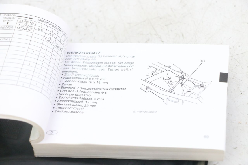 photo de USER MANUAL HONDA XLV VARADERO 125 (2000 - 2006)