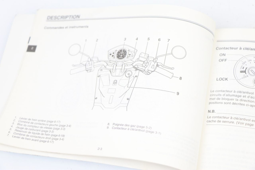 photo de USER MANUAL YAMAHA BW'S BWS 125 (2010 - 2013)