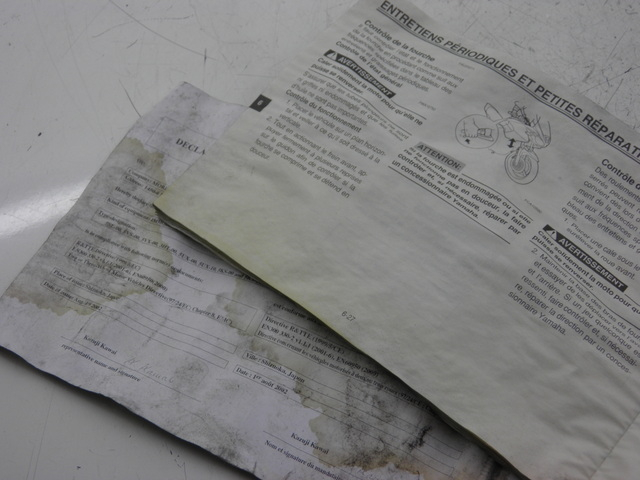 photo de USER MANUAL YAMAHA TDM 900 (2004 - 2006)