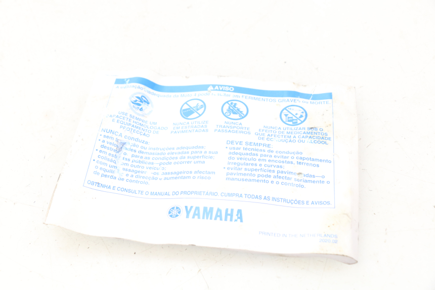 photo de USER MANUAL YAMAHA YFM R RAPTOR 90 (2017 - 2023)