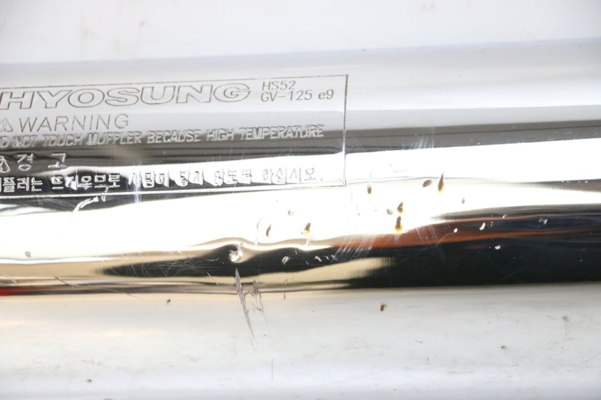 photo de EXHAUST SILENCER HYOSUNG GV AQUILA 125 (2000 - 2004)